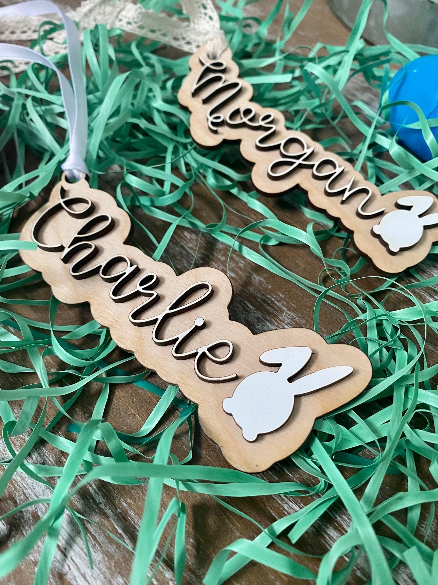 Easter Basket Bunny Tags