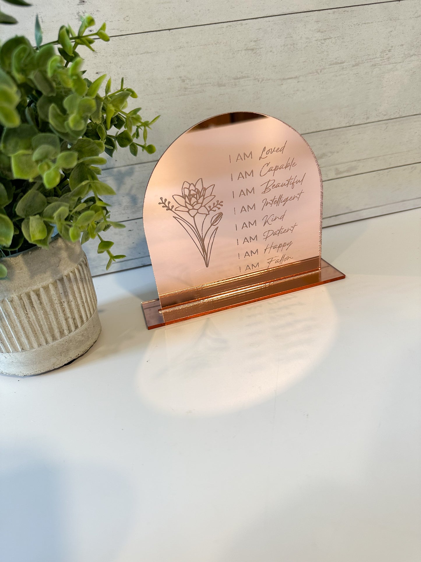 Personalized Affirmation Mirror