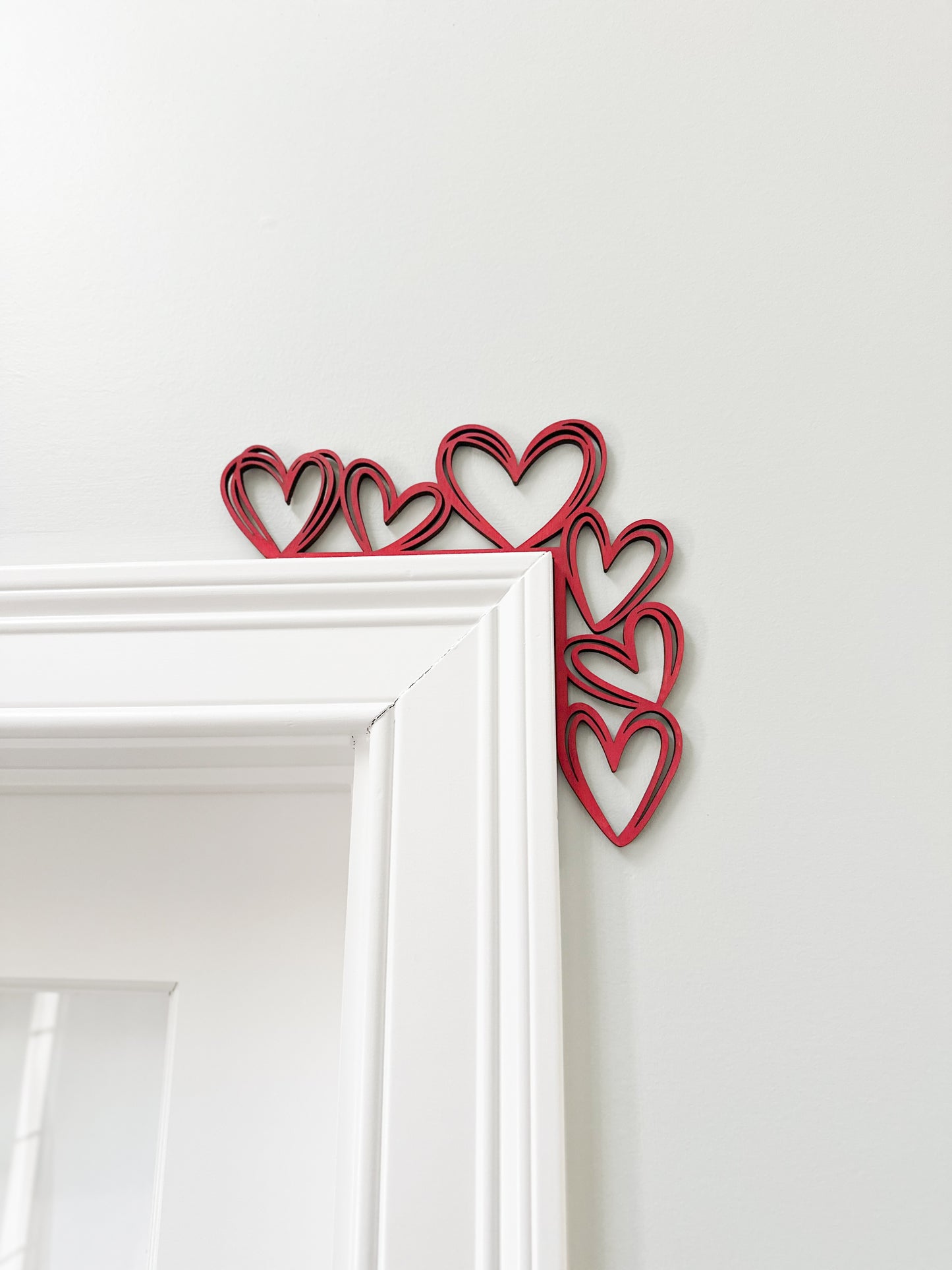 Door frame wooden decor