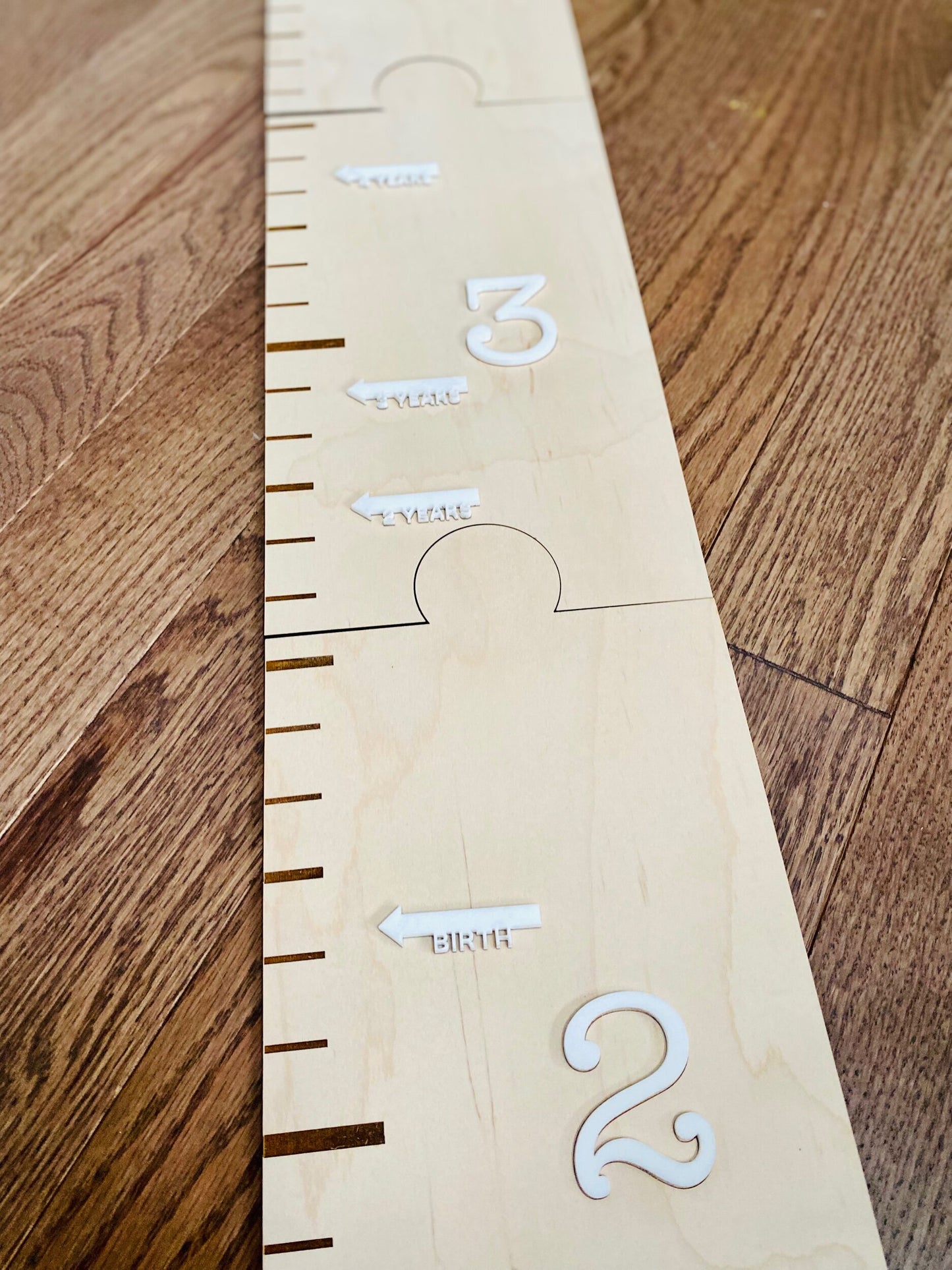 Growth Chart Height Markers