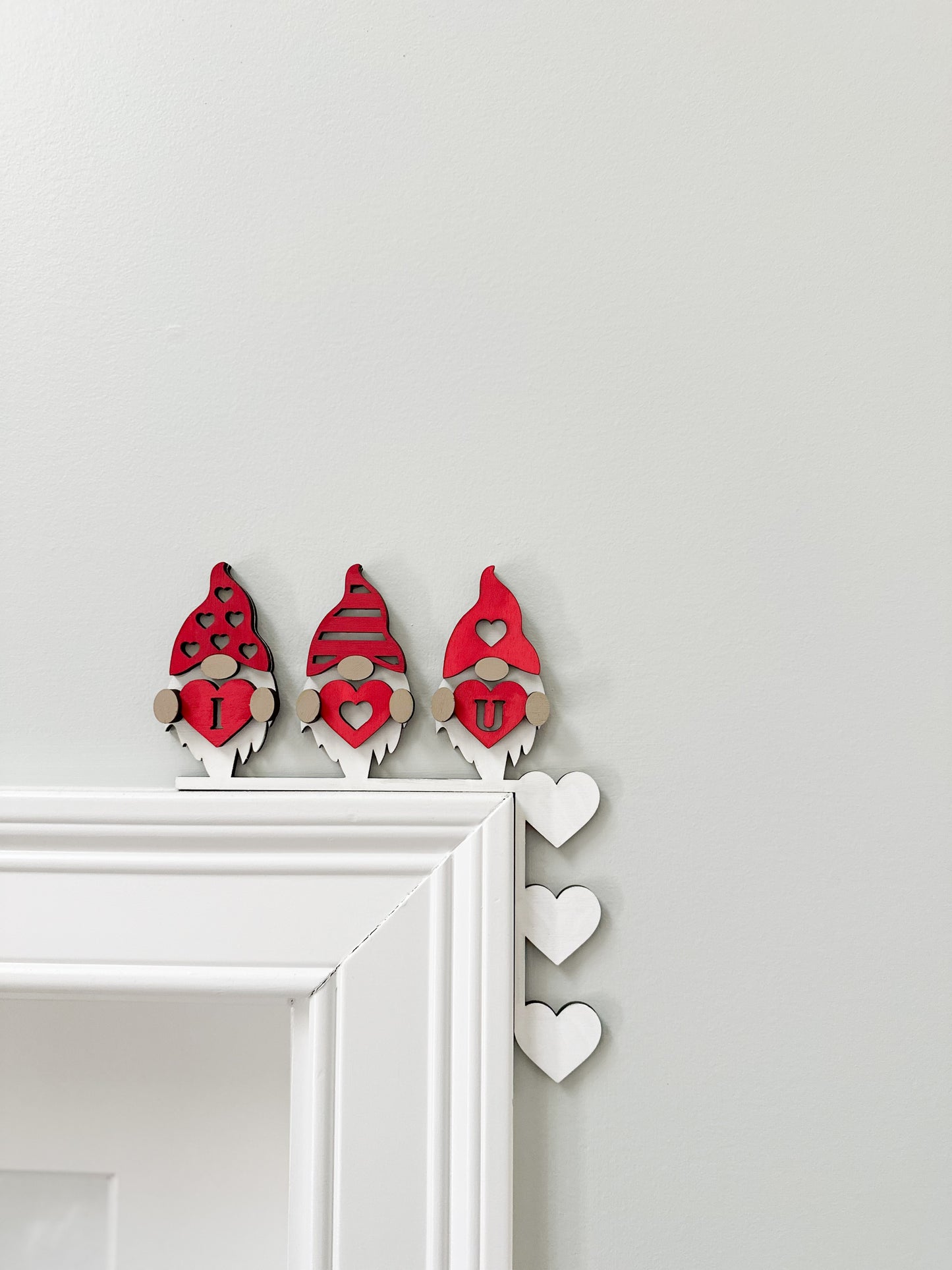 Door frame wooden decor