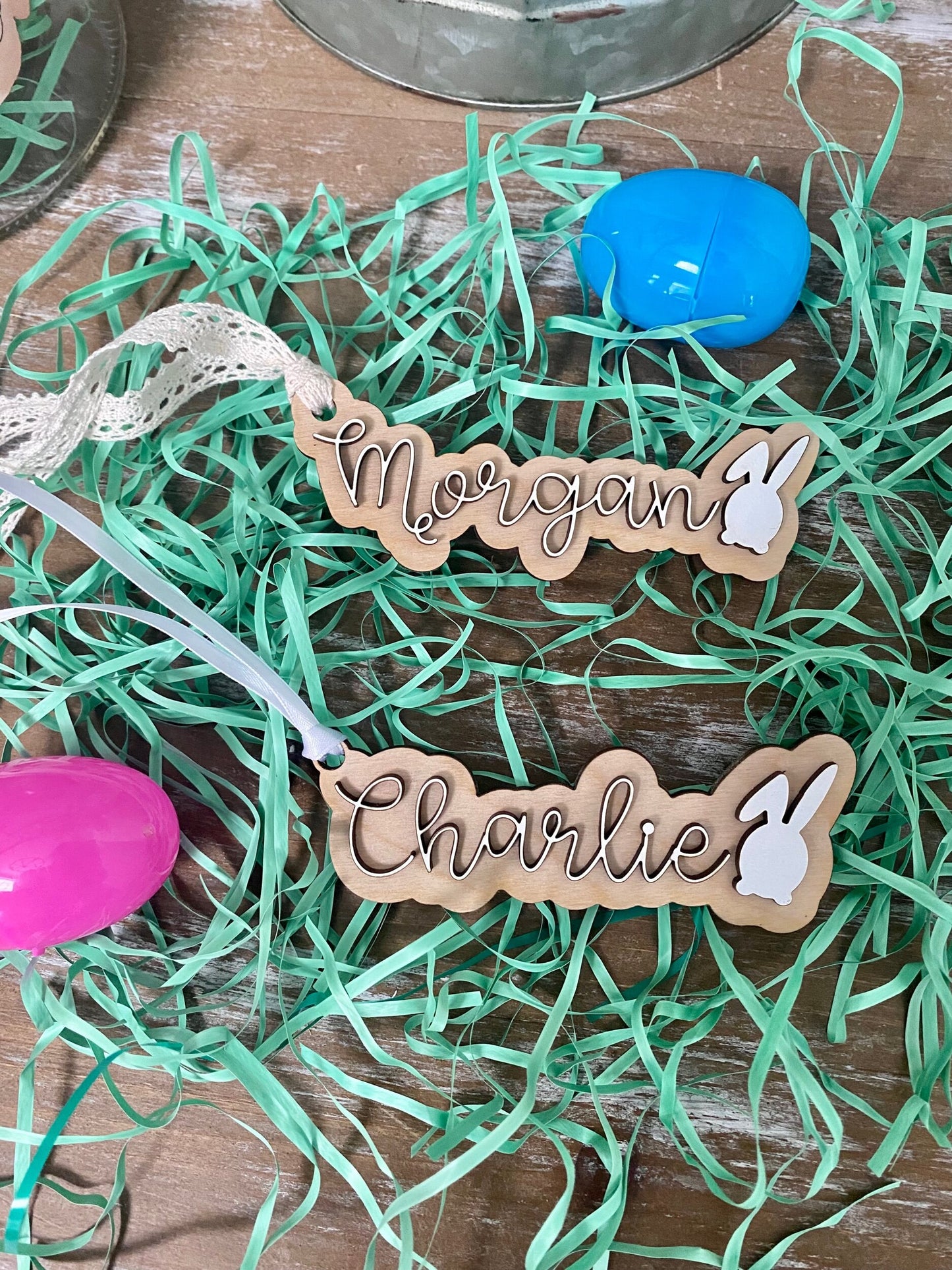 Easter Basket Bunny Tags