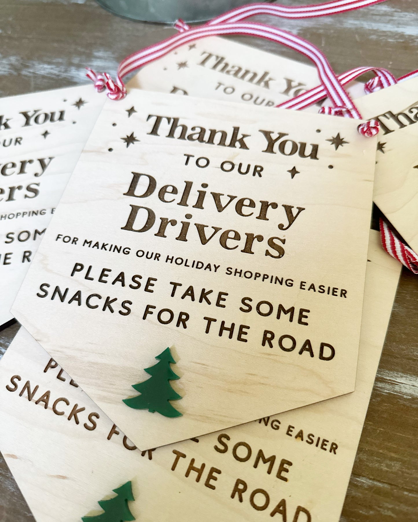 Delivery Driver Thank You Sign