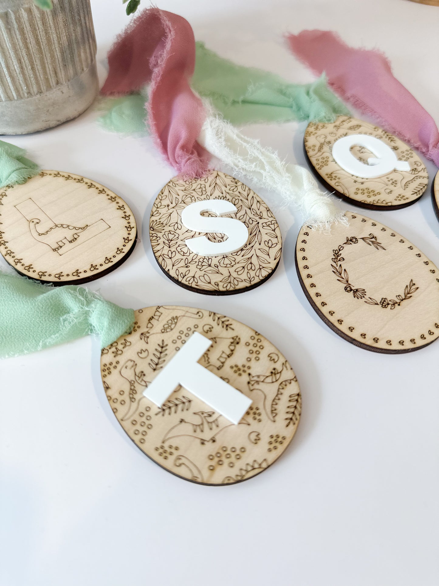 Easter Basket Wood Tag
