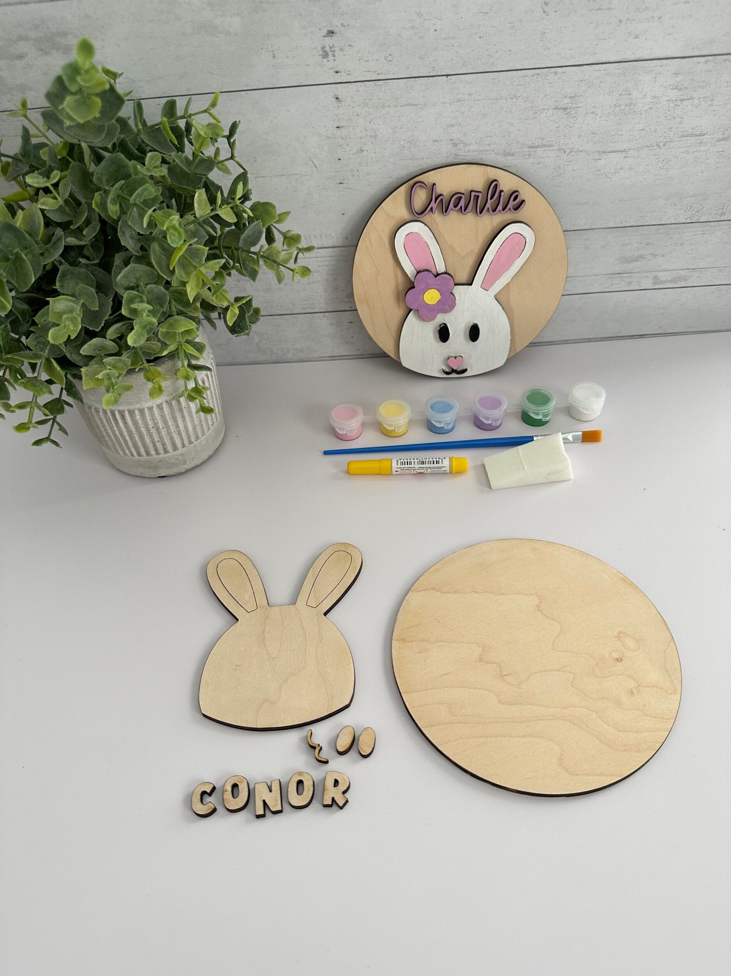 Easter Bunny Customized DIY Paint Kit