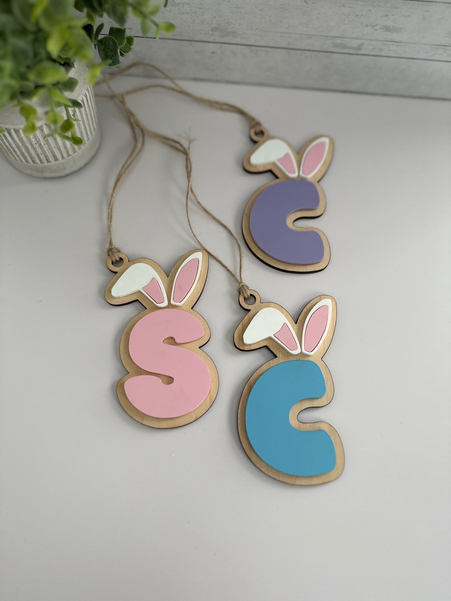 Bunny Ears Basket Tag