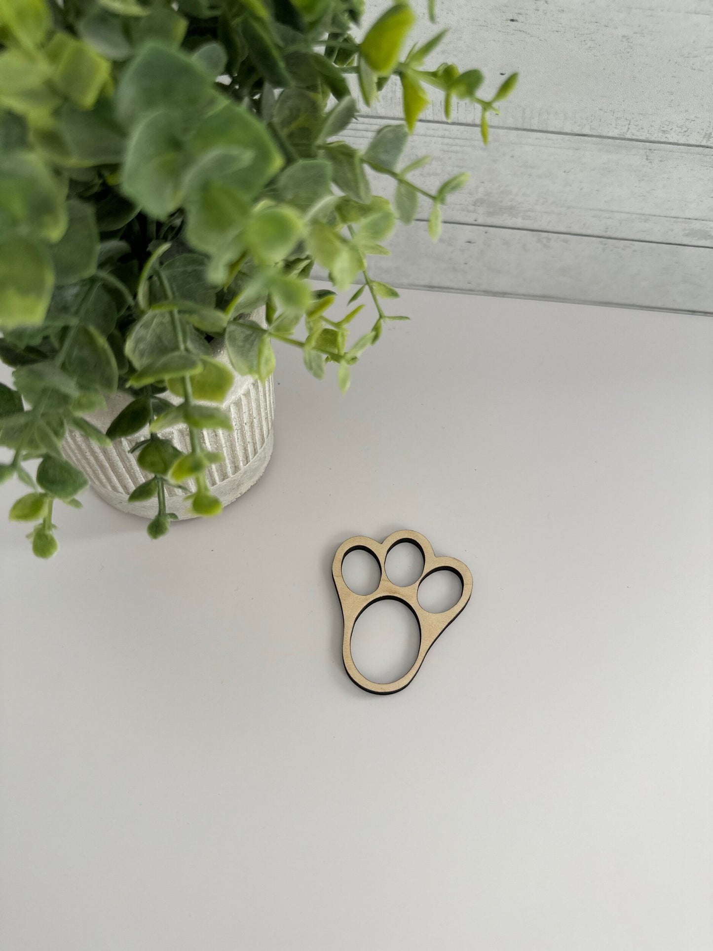 Easter Bunny Pawprint Stencil