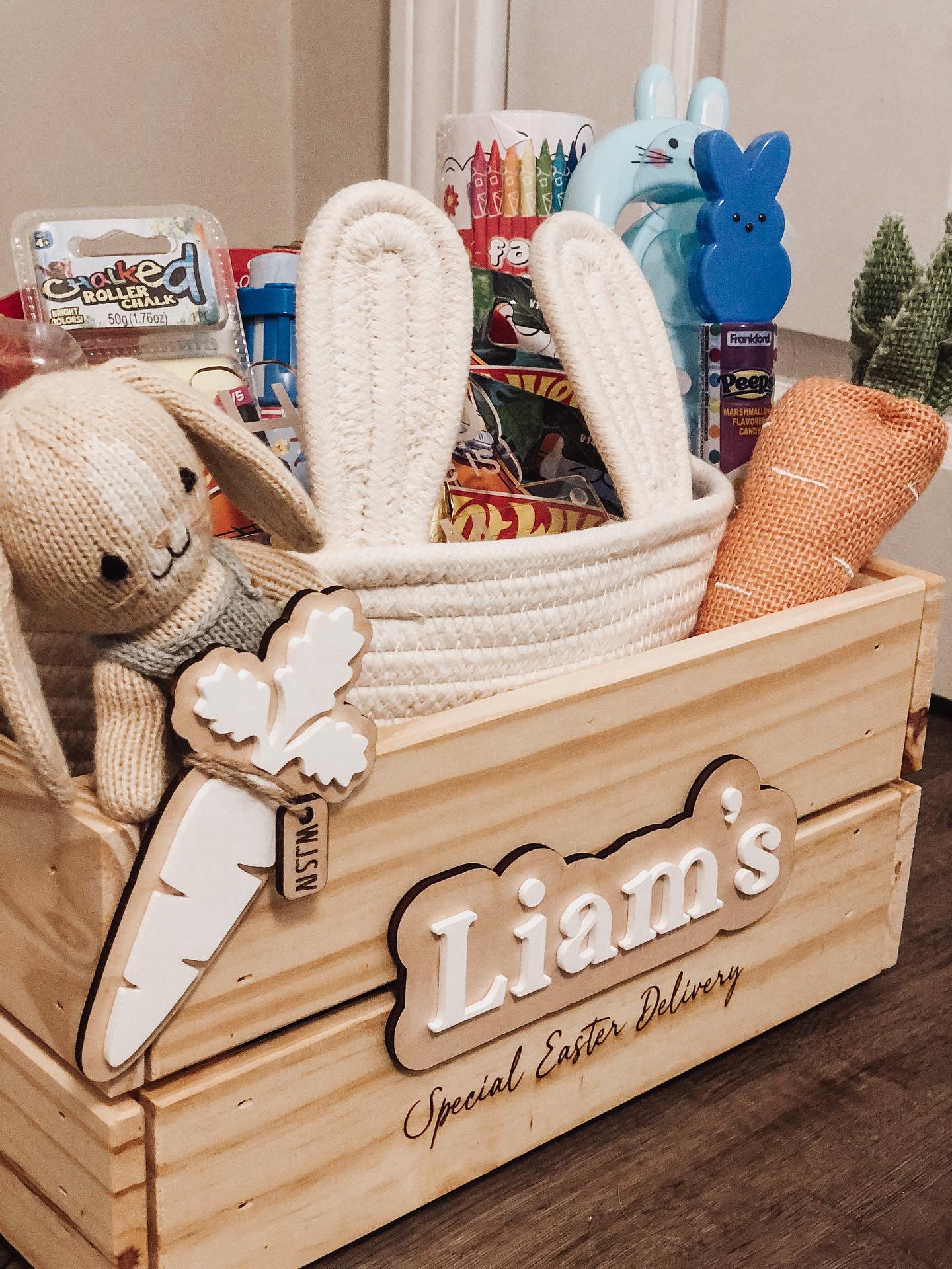 Personalized Carrot Easter Basket Tags