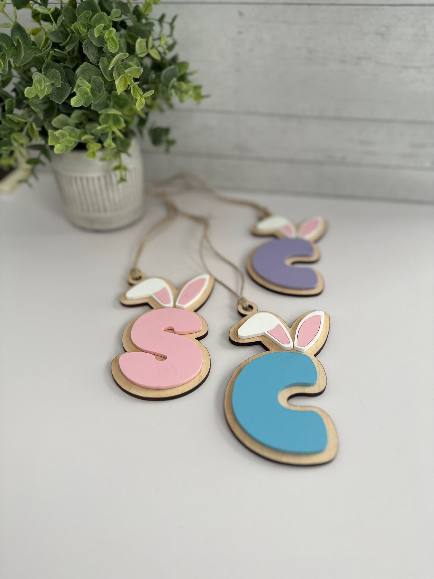 Bunny Ears Basket Tag