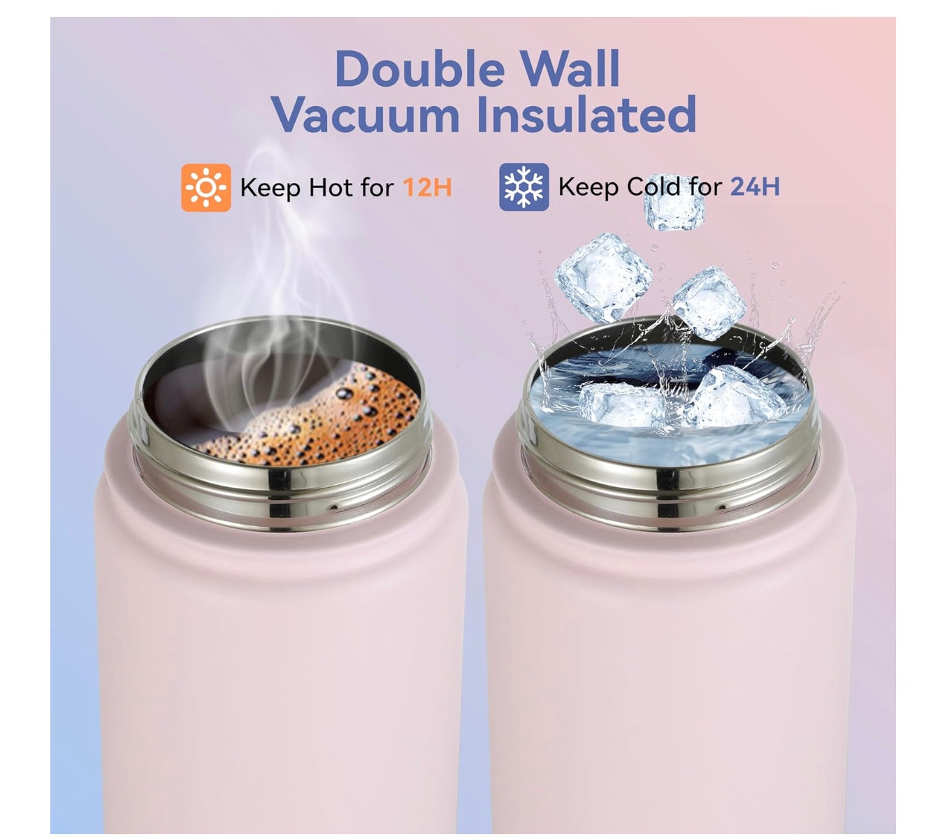 16 oz insulated water bottle