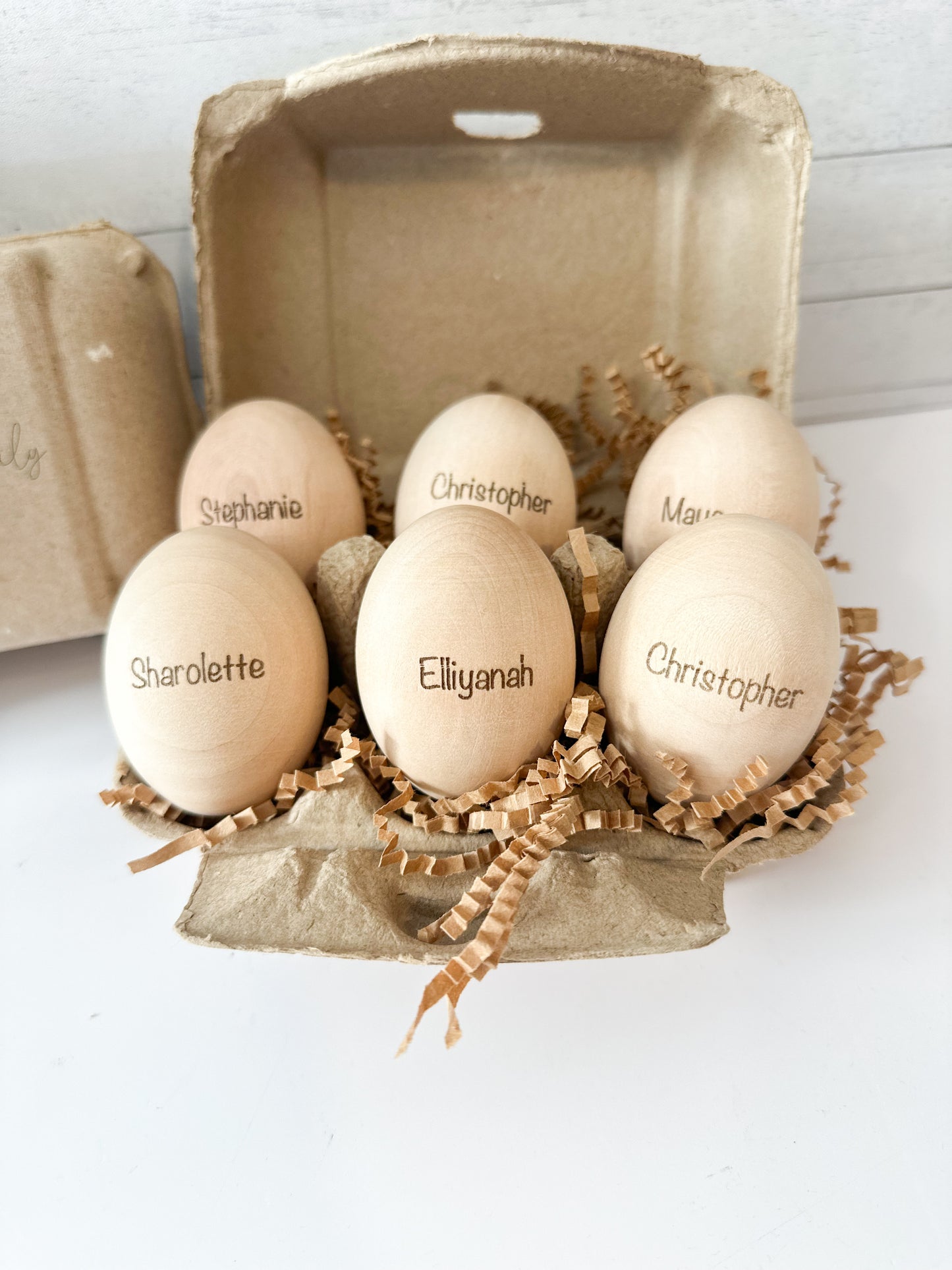 Personalized Wood Egg