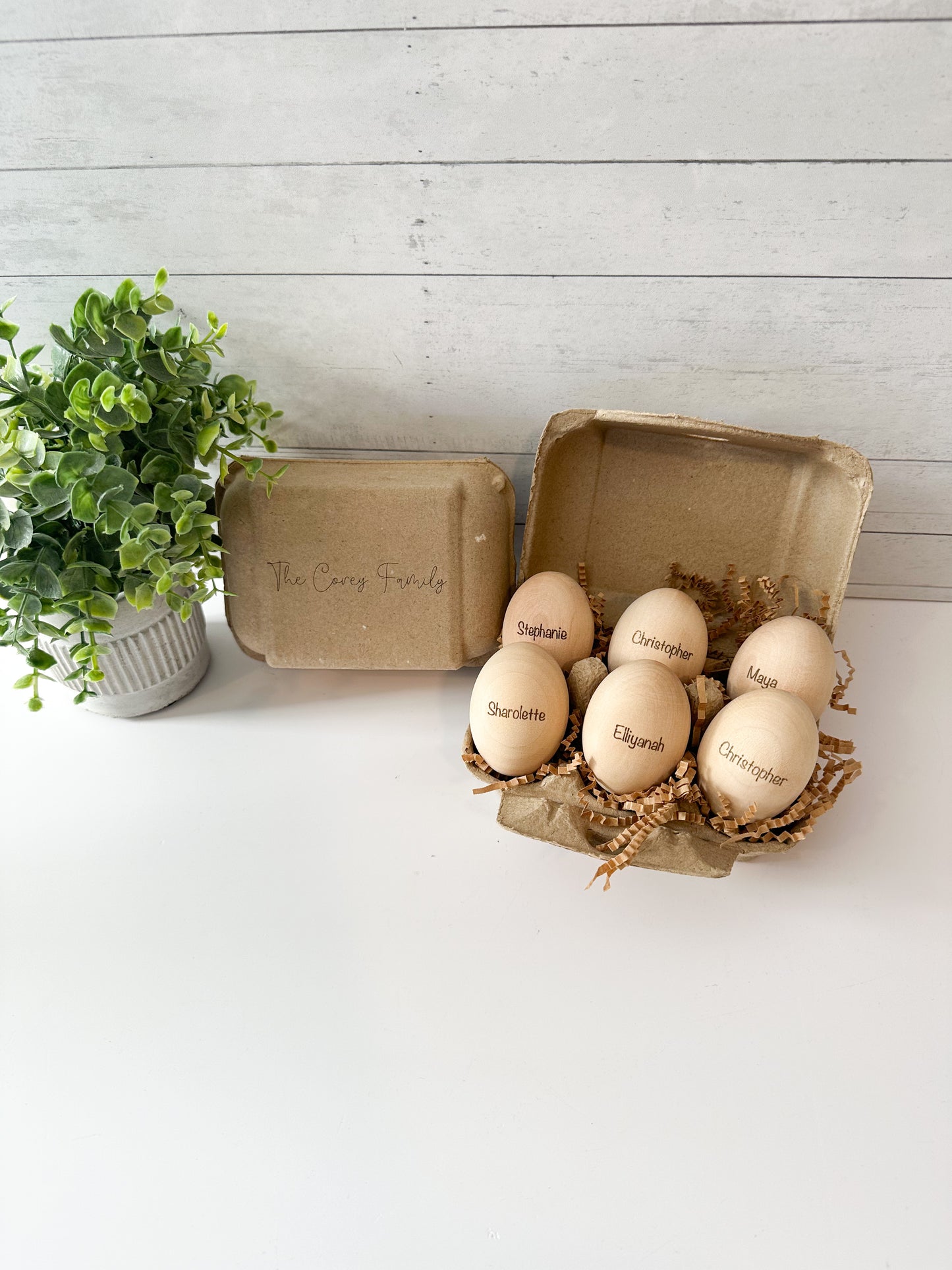 Personalized Wood Egg