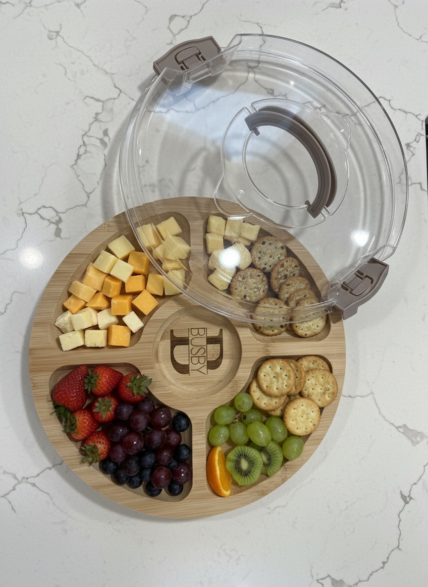 Charcuterie Board with Lid