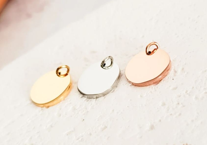 ADD ON PENDANT - Engraved Circle Pendant
