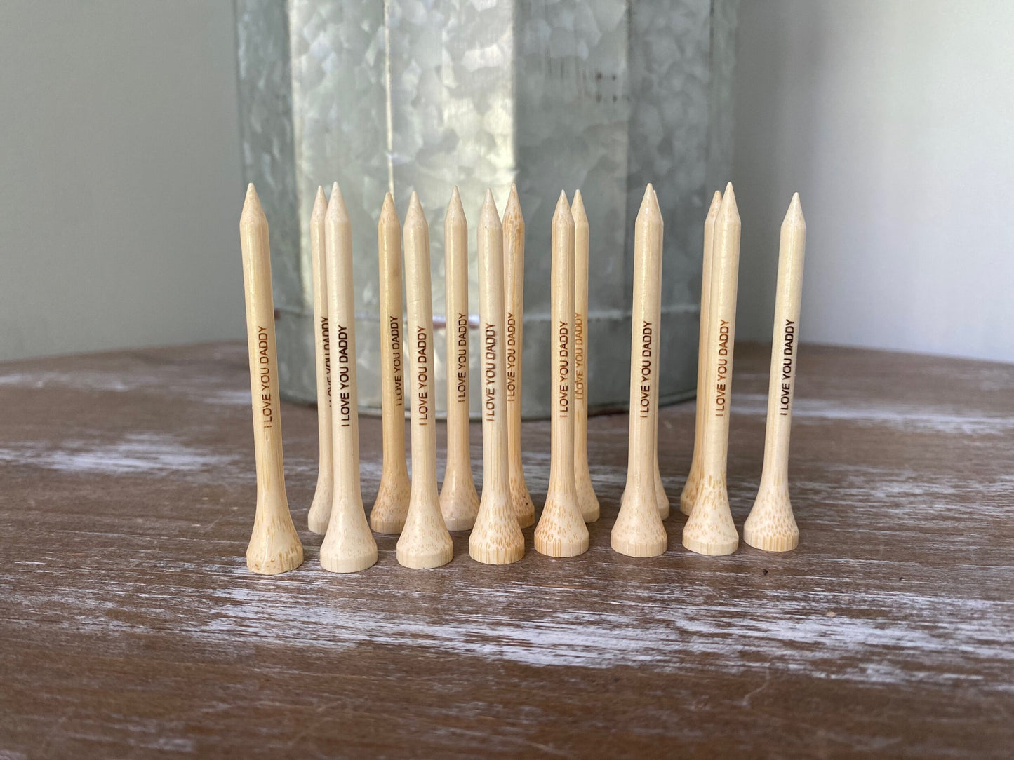 Natural Wood Golf Tees