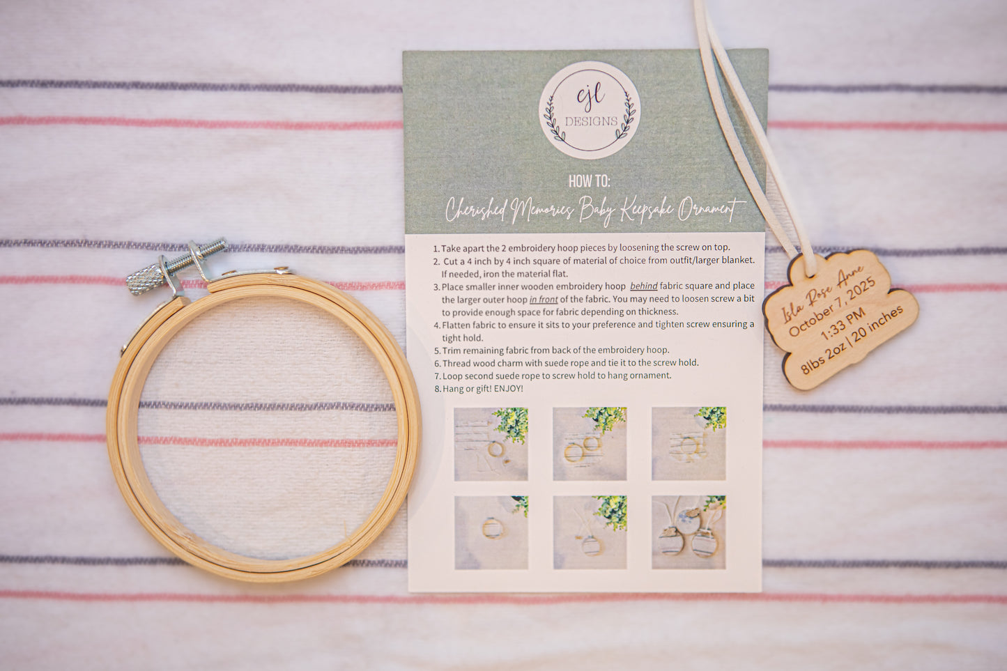 Cherished Memories Baby Blanket/Clothes Keepsake Ornament