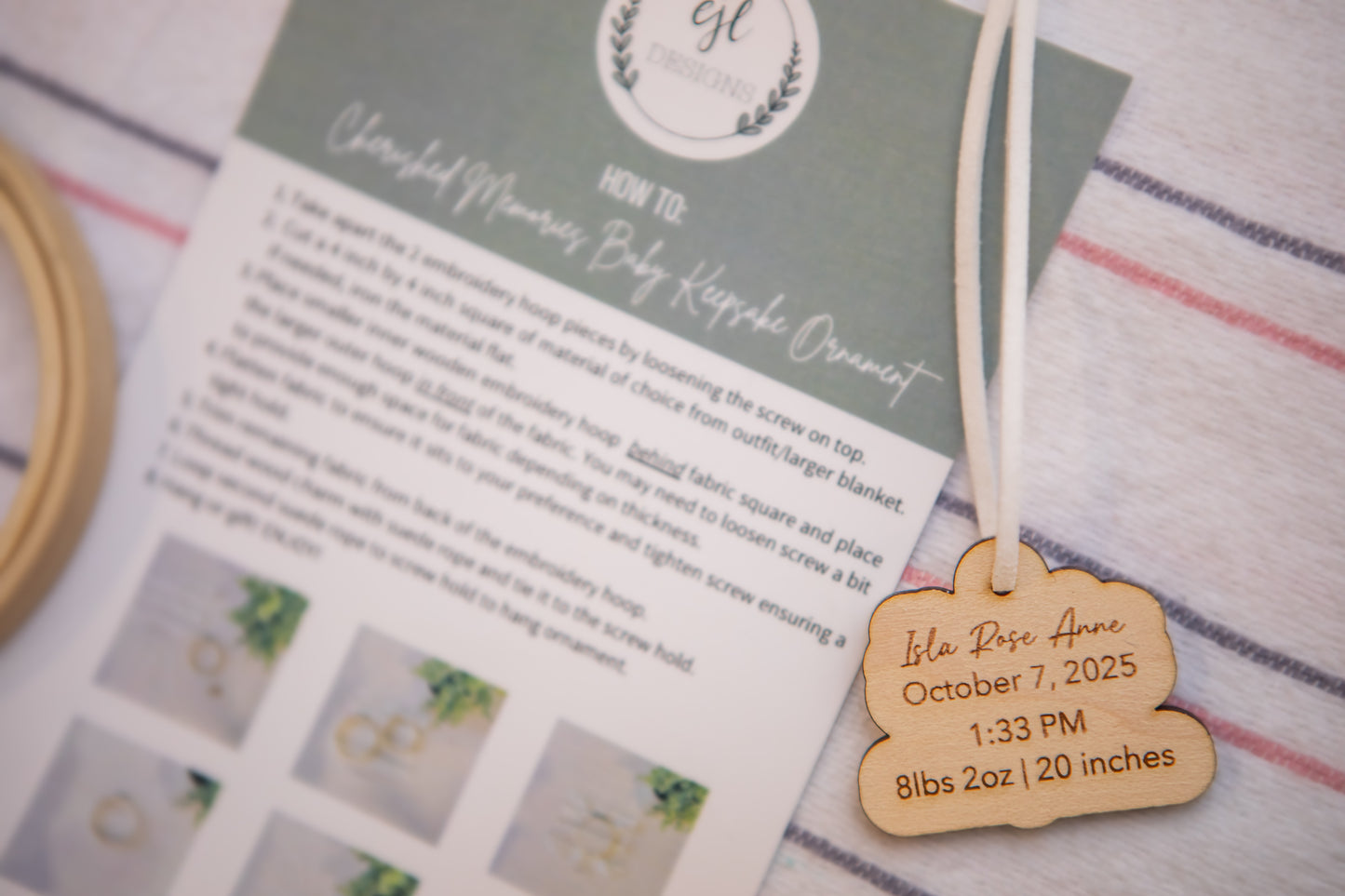 Cherished Memories Baby Blanket/Clothes Keepsake Ornament