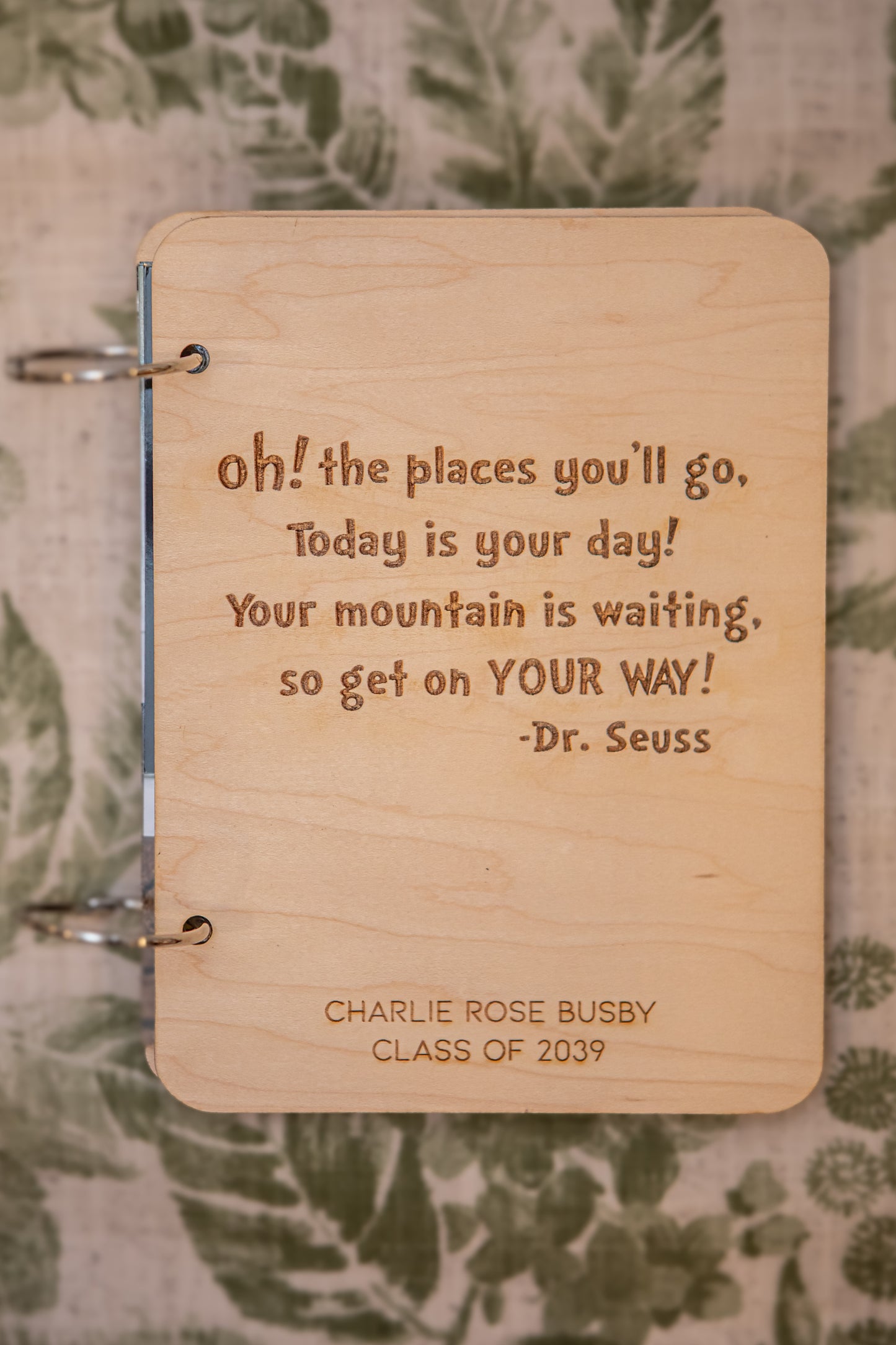 First/Last Day of School Photo Wood Album