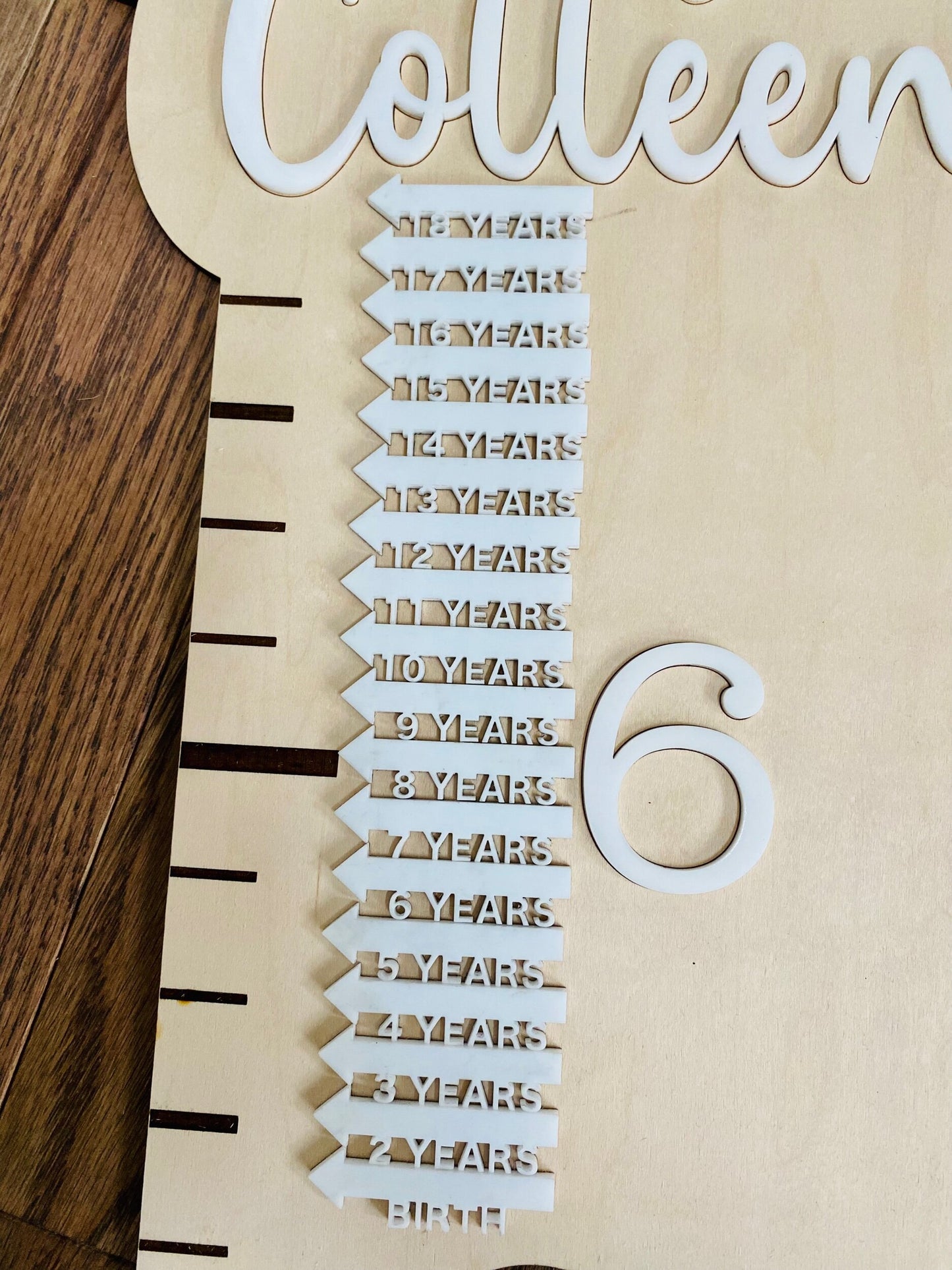 Growth Chart Height Markers