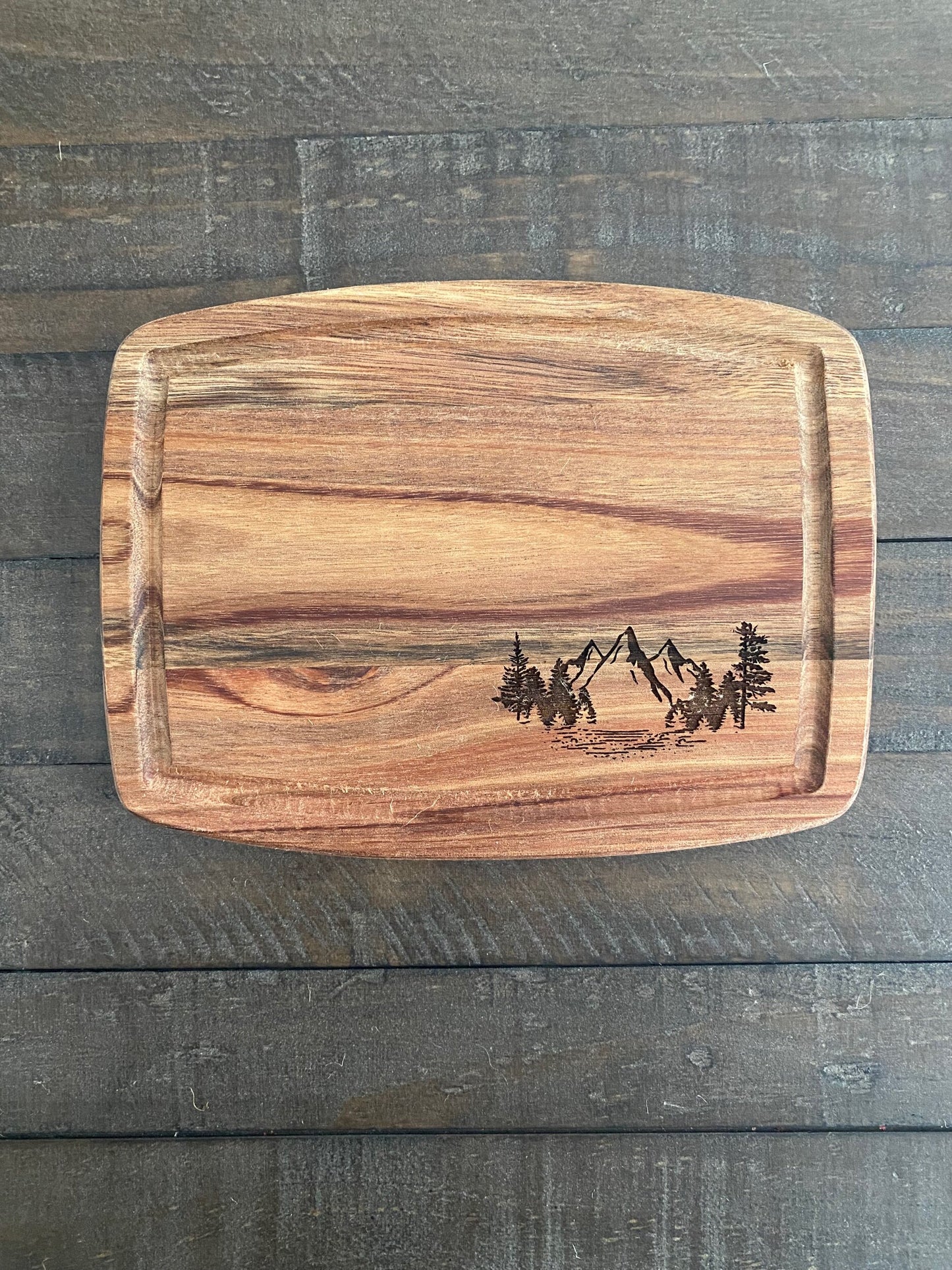 Cocktail Acacia Wood Cutting Board