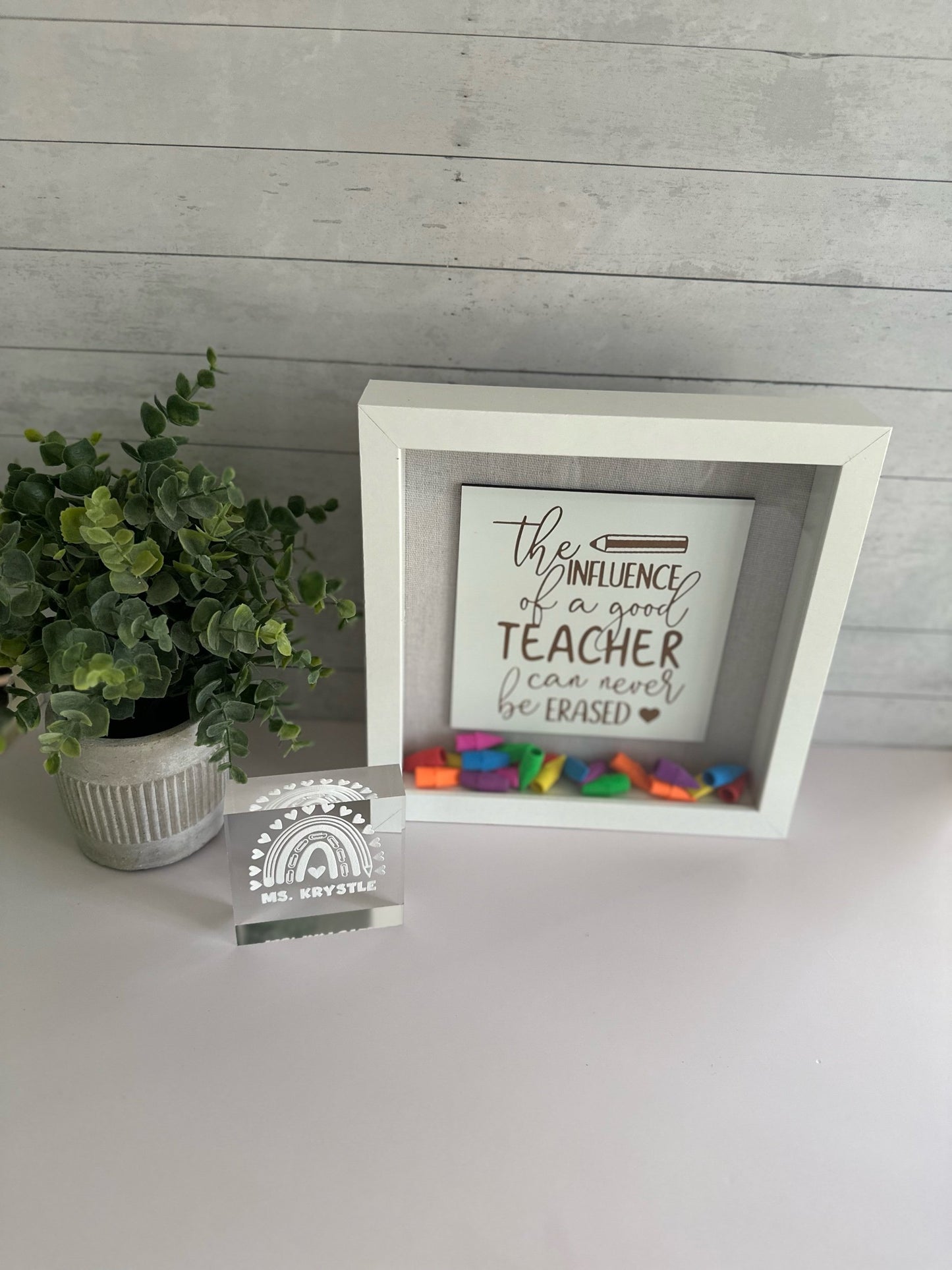 Teacher Appreciation Shadow Box