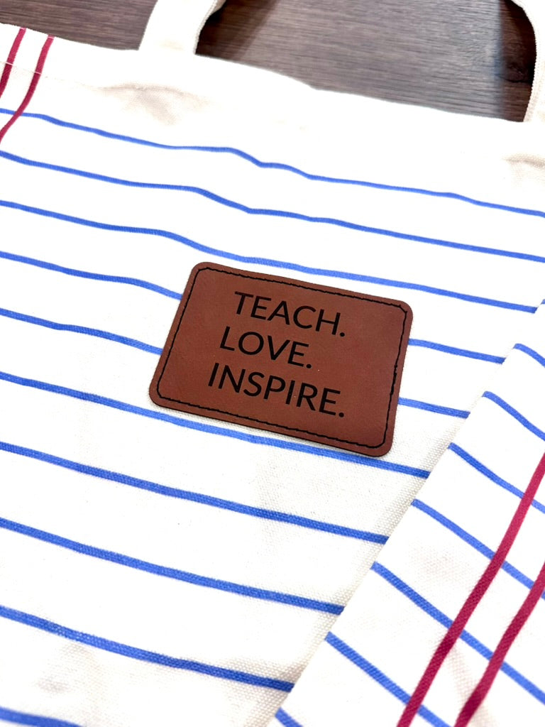 Canvas Notebook Teacher Bag
