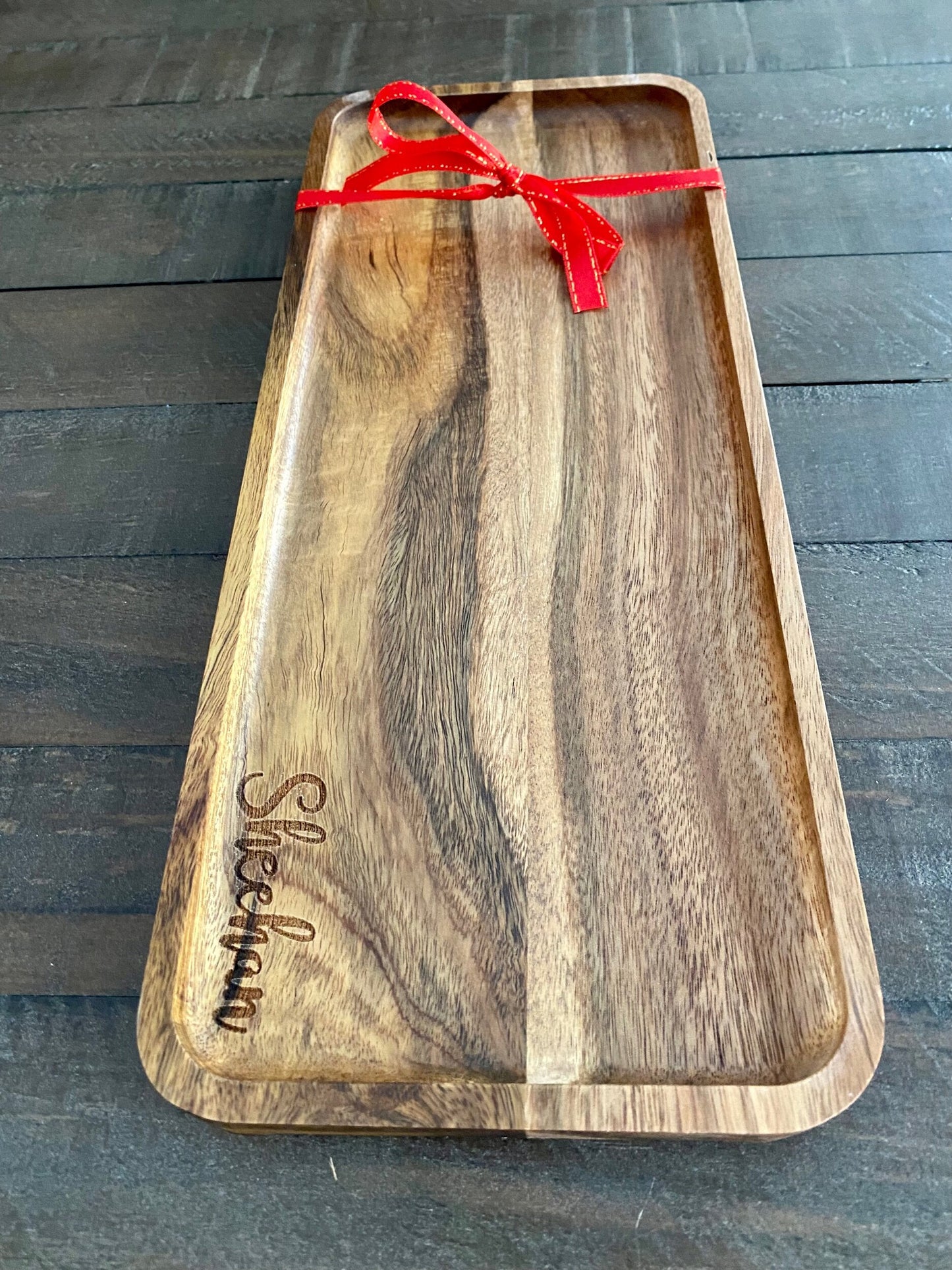 Acacia Wood Serving Tray