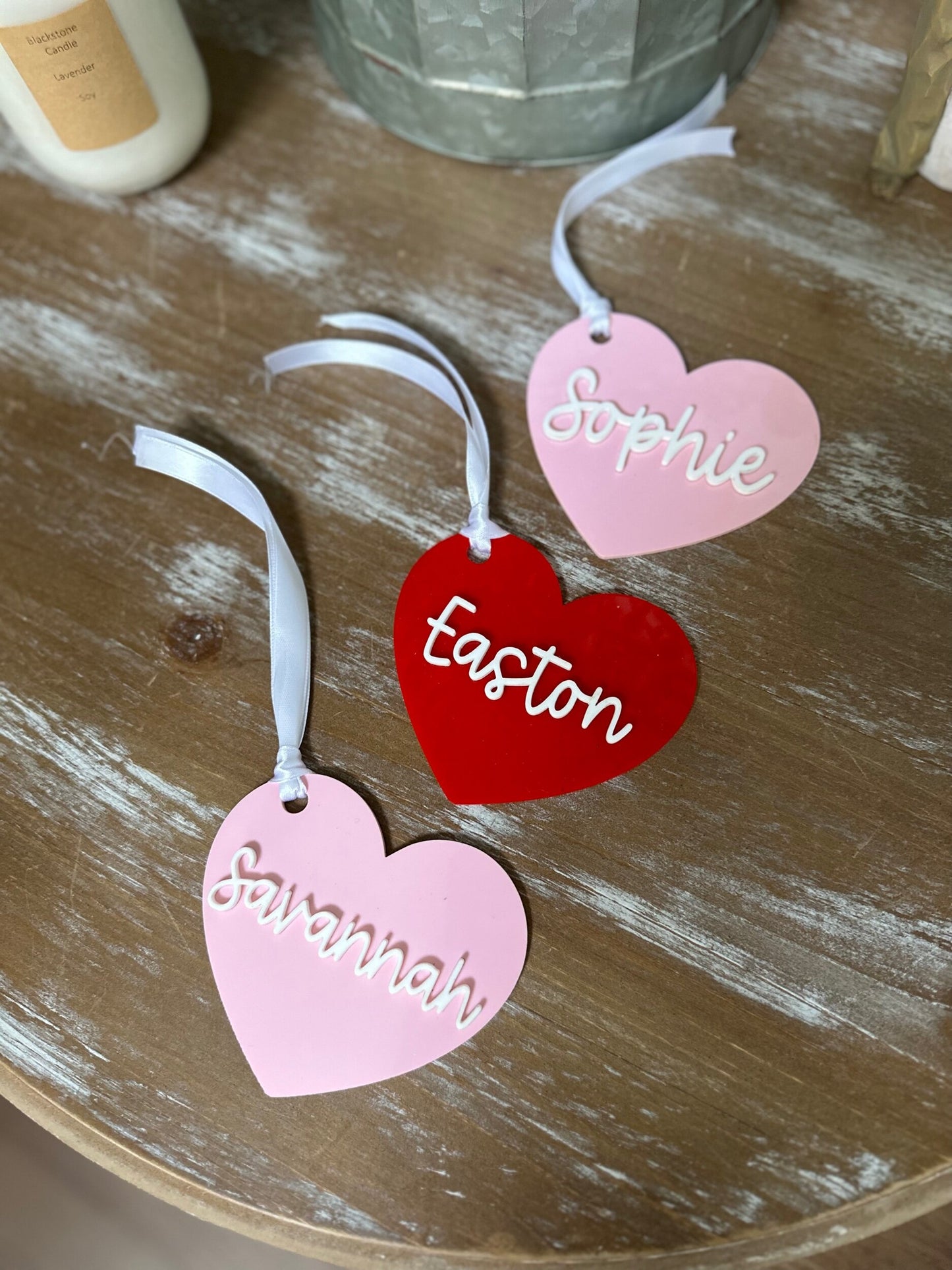 Valentine's Day Heart Basket/Gift Tags