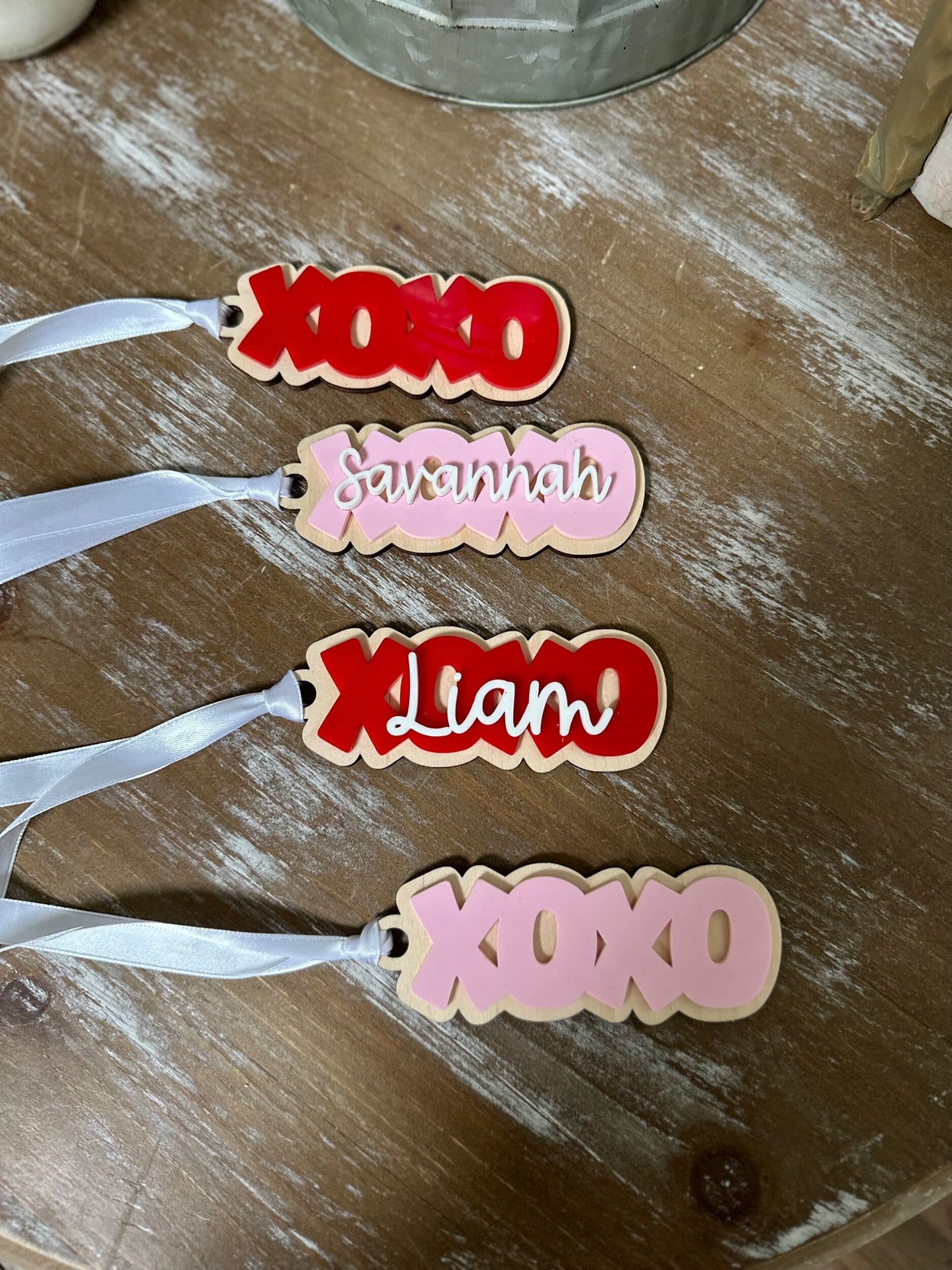 Valentine's Basket/Gift Tag "XOXO"