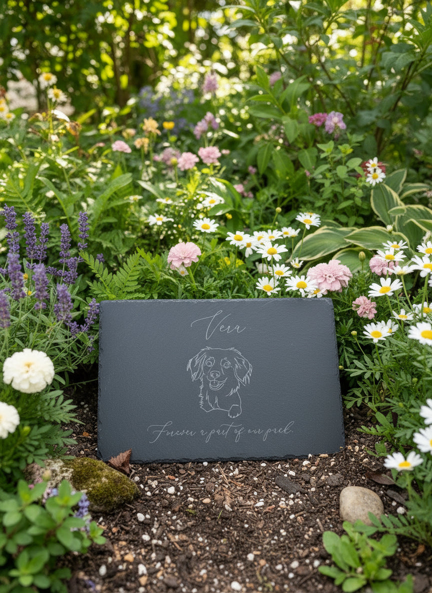 Personalized Slate Memorial