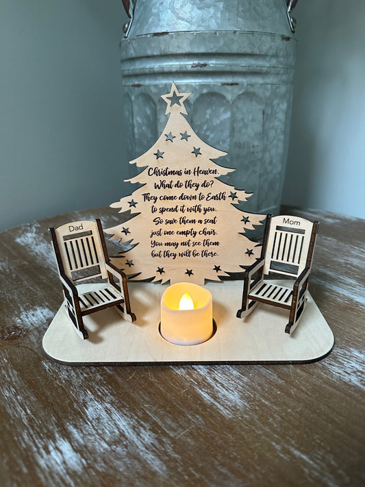 Christmas in Heaven Tabletop Memorial