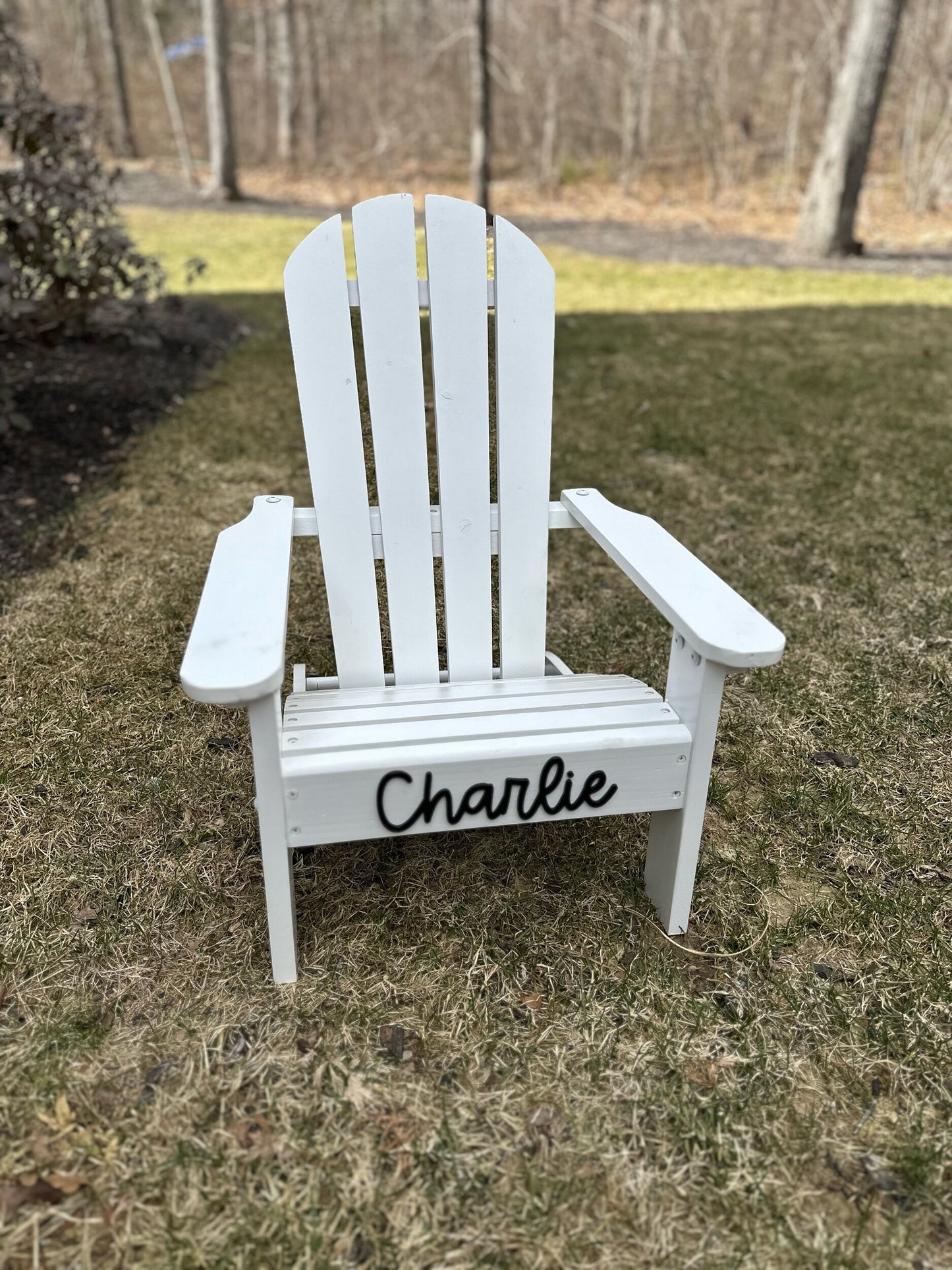 Kids Customized Adirondack Chair Name Plate