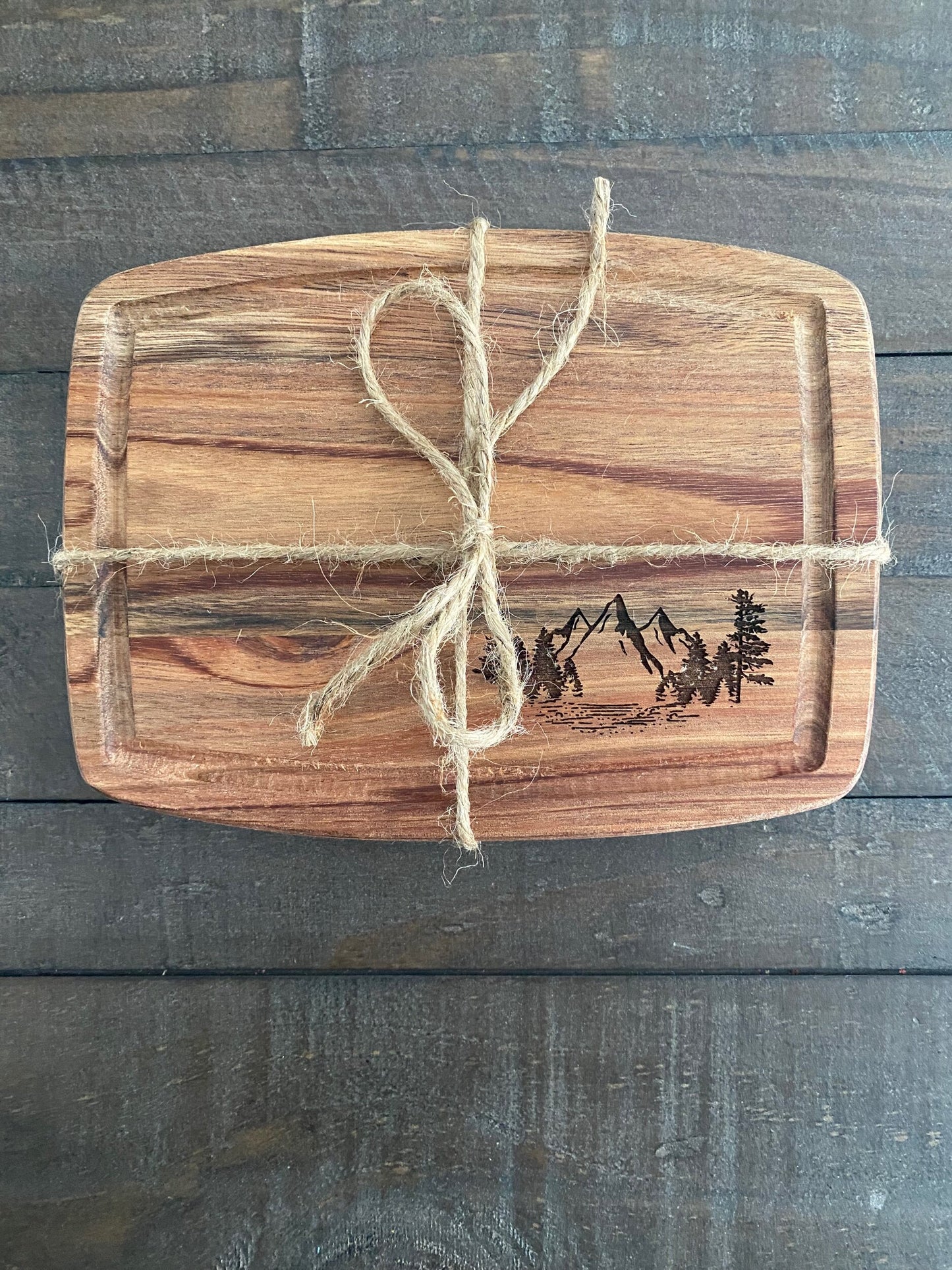 Cocktail Acacia Wood Cutting Board