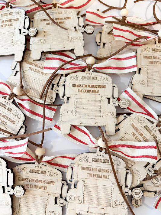 Extra Mile Bus Ornament