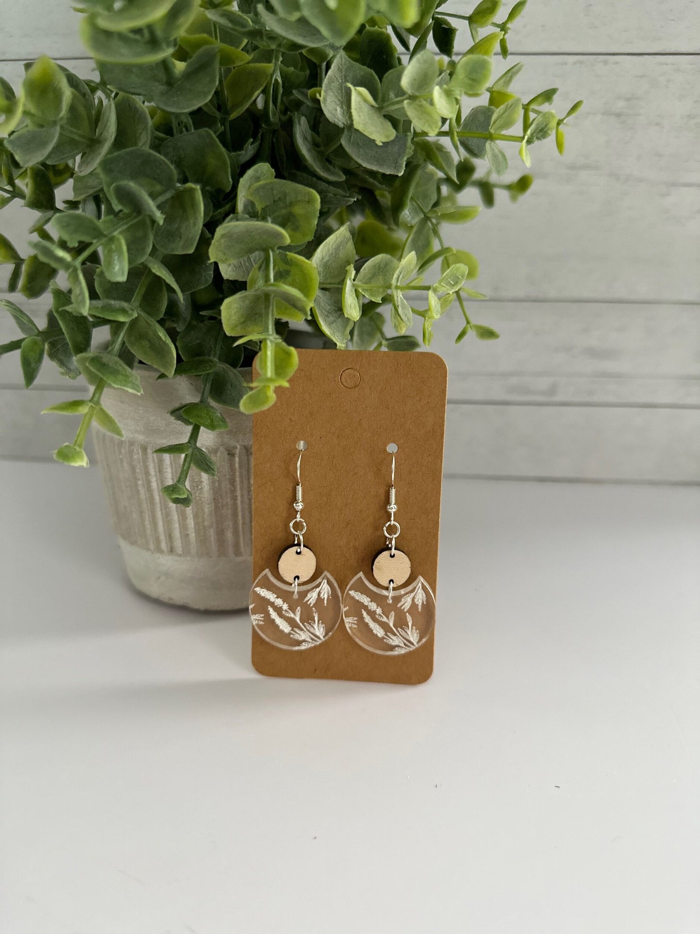 Wildflower/Lavender Earrings