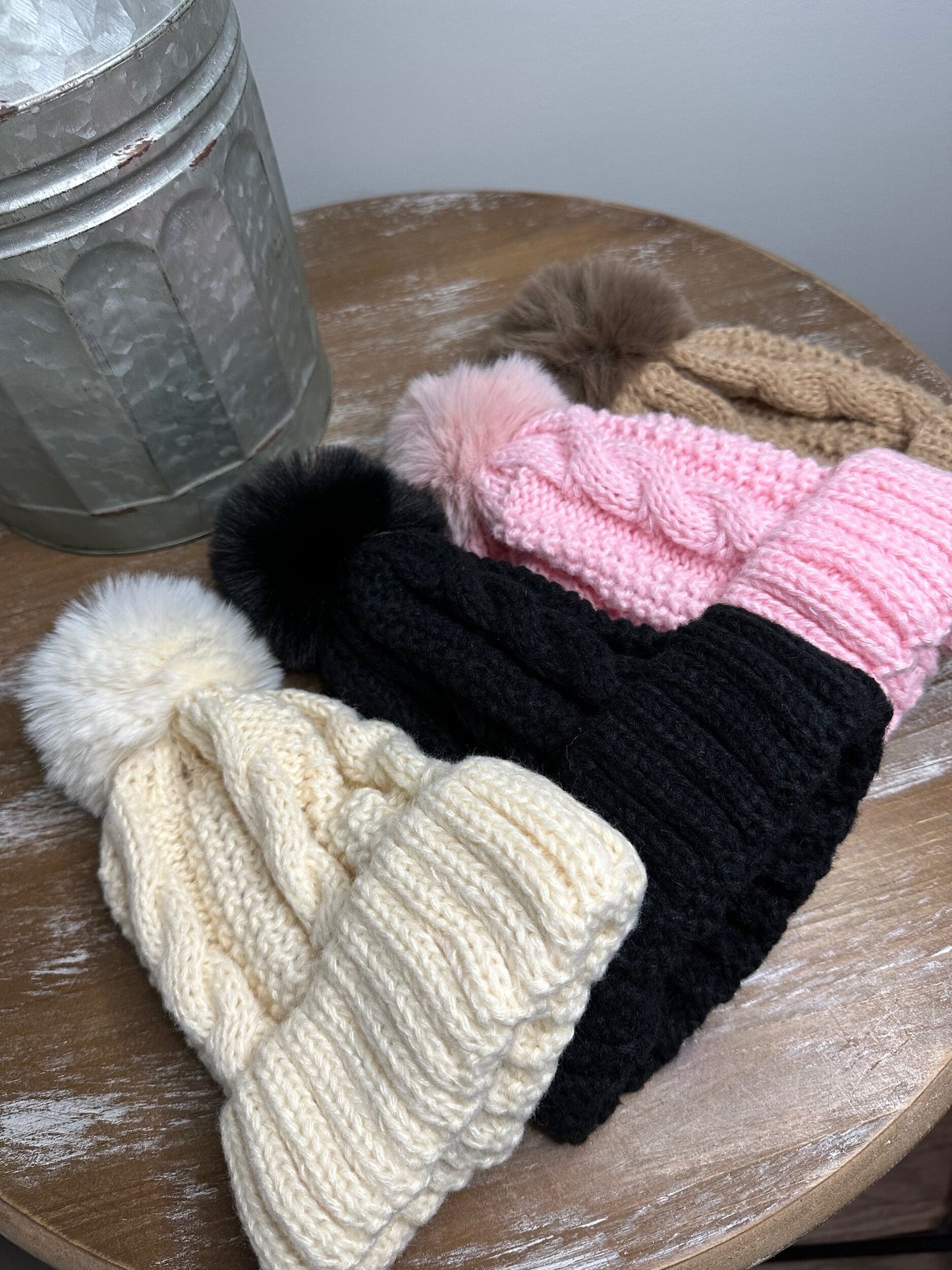 Personalized Pom Pom Hat (Toddler/Kid)