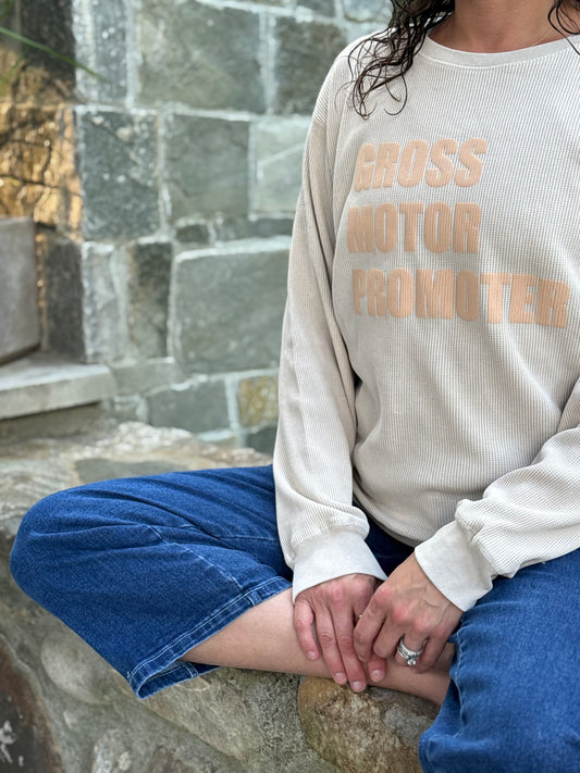 Milestones & Motherhood Waffle Long Sleeve