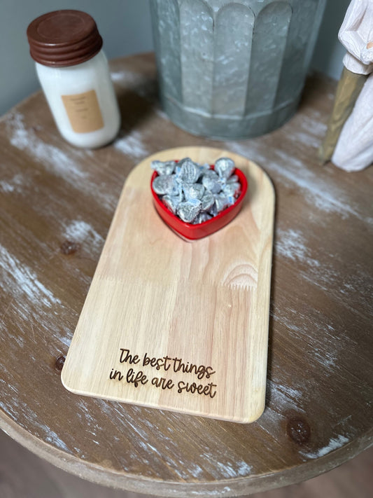 Valentine's Heart Bowl Board