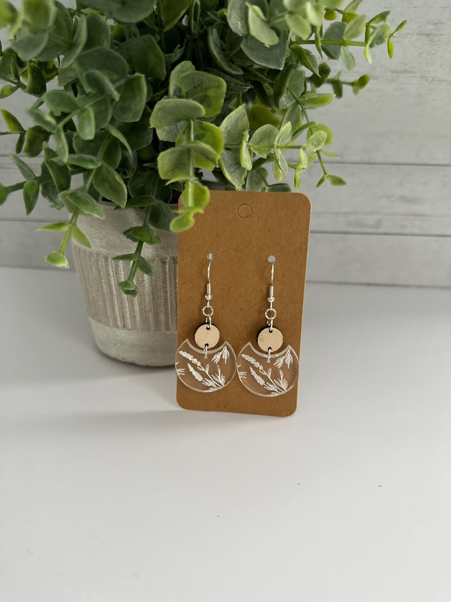 Wildflower/Lavender Earrings