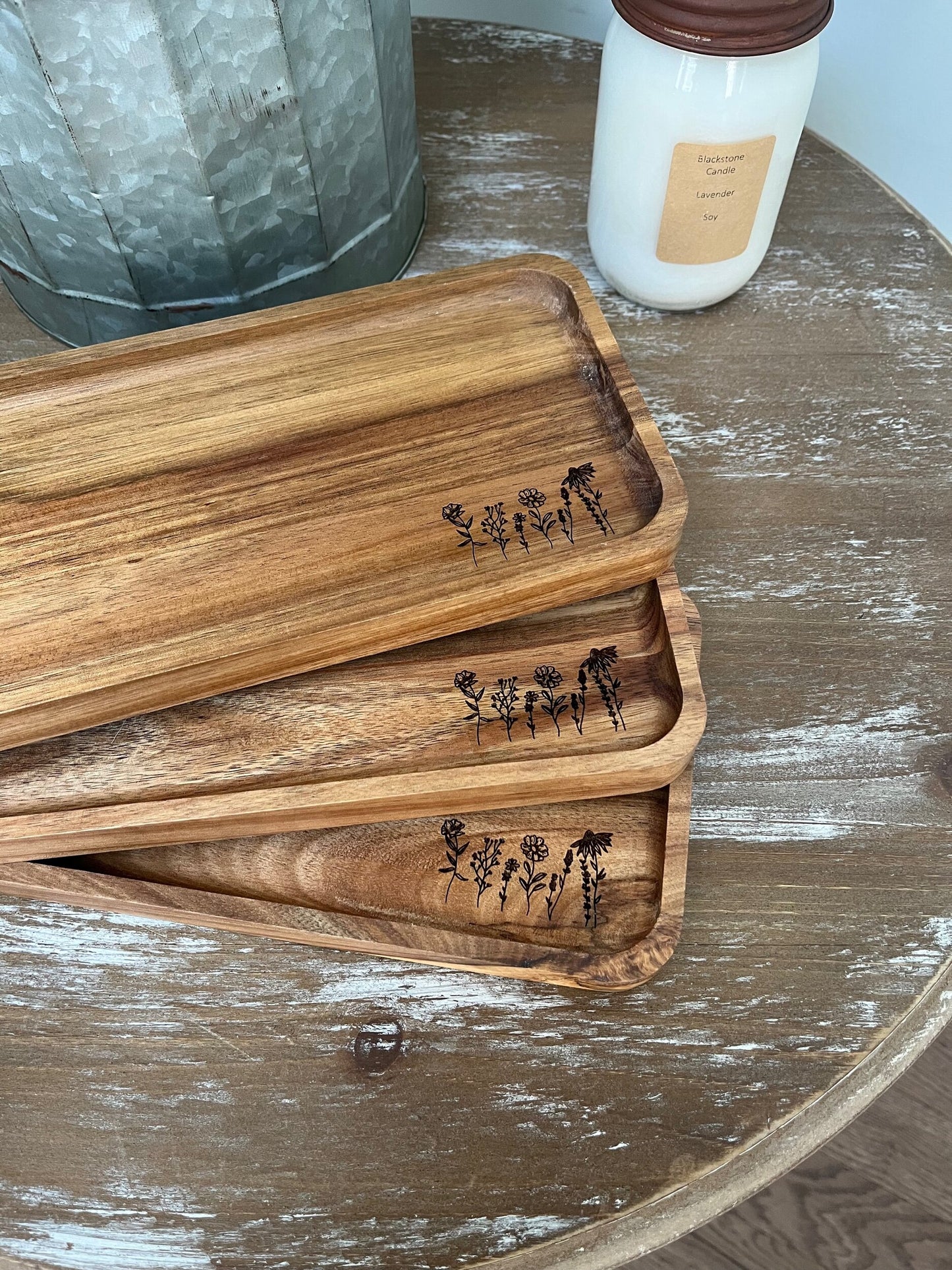 Acacia Wood Serving Tray