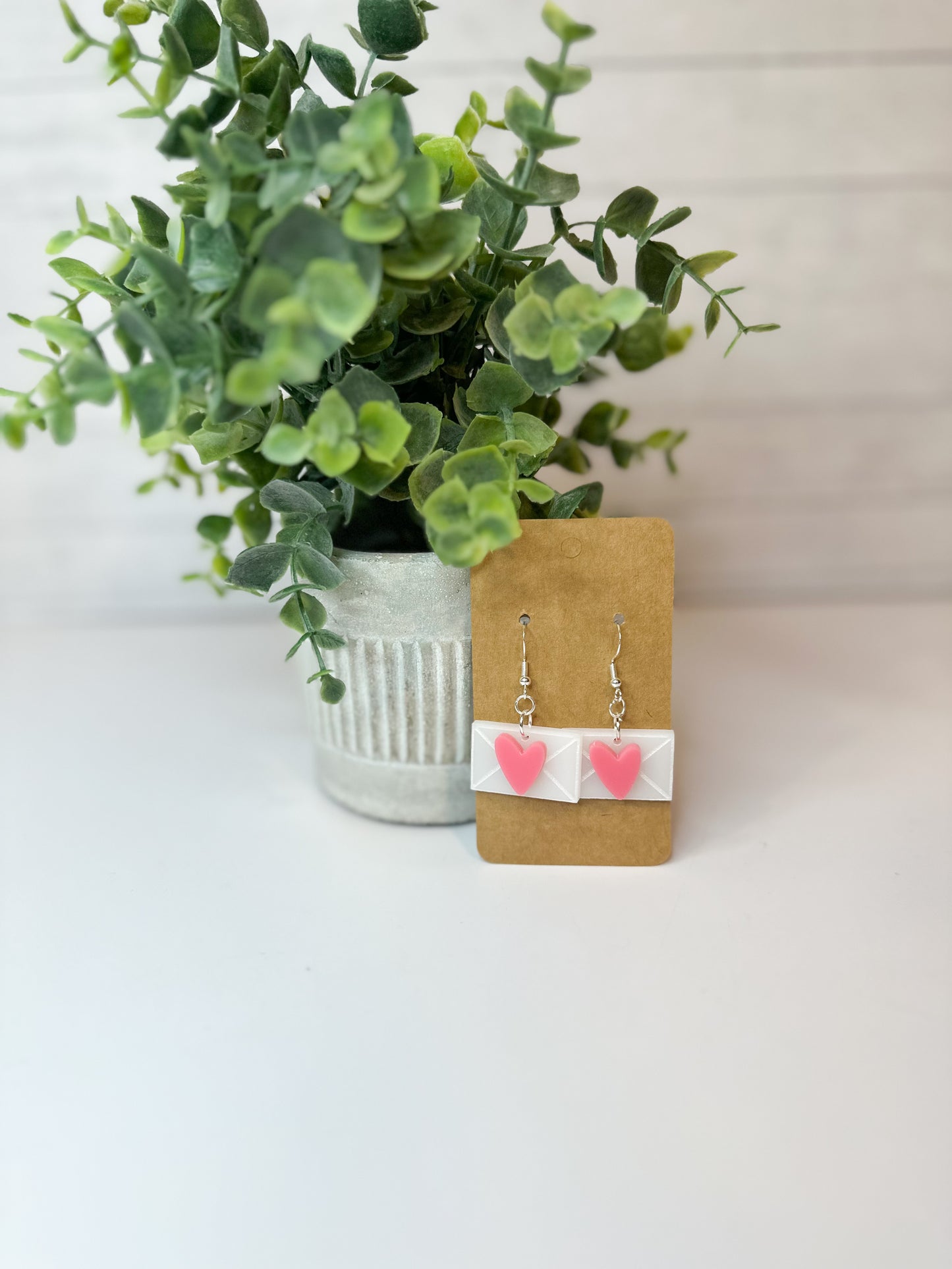 Valentine Envelope Heart Earrings