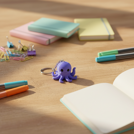 Octopus Keychain