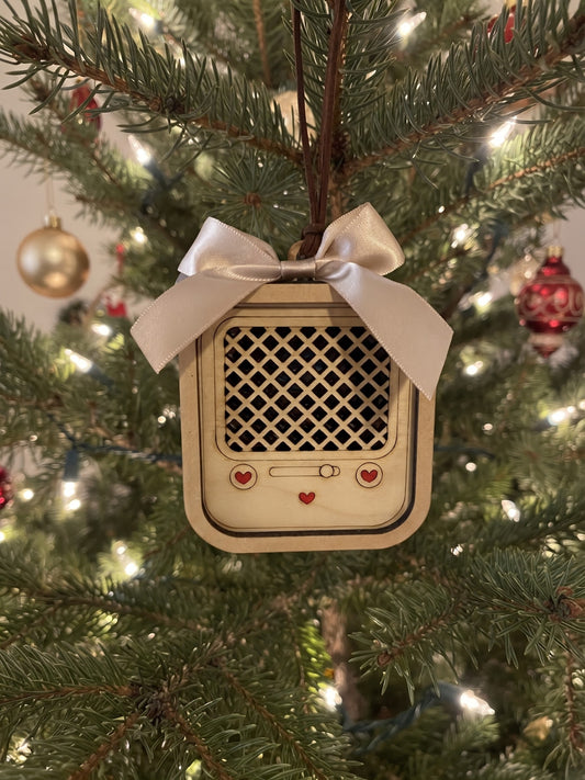 *PRE-ORDER* Personalized Recordable Voice Message Ornament | Custom Audio Christmas Keepsake
