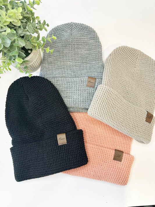 Waffle Knit Beanie