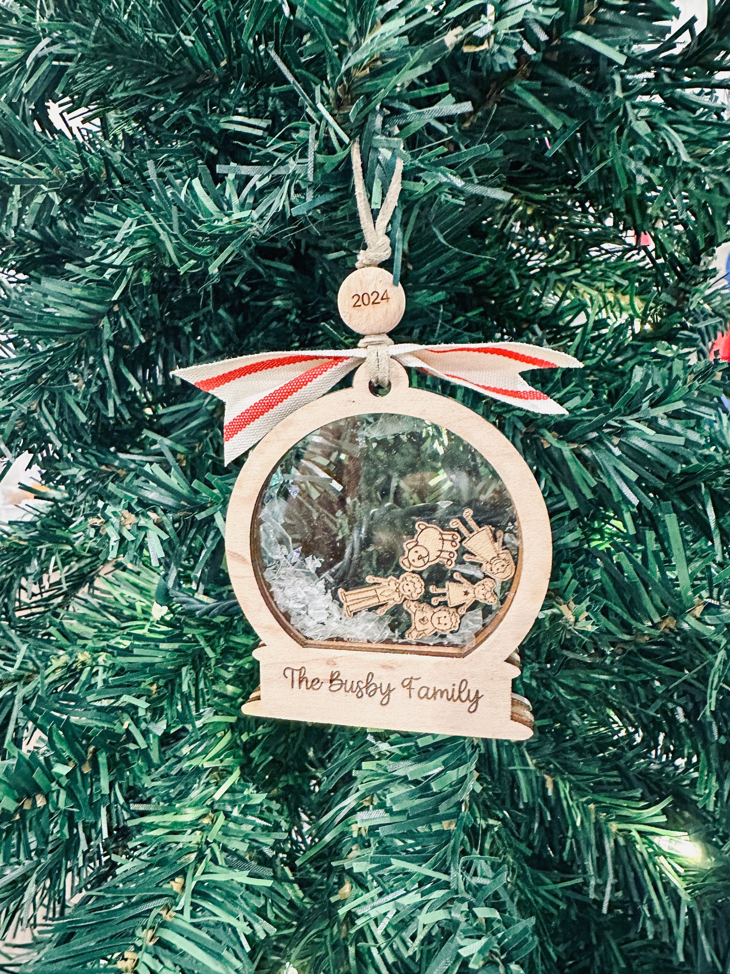 Family SnowGlobe Ornament