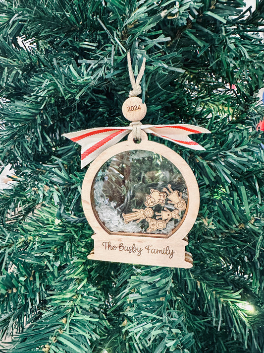 Family SnowGlobe Ornament