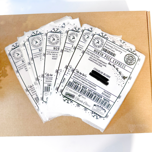 Santa's Shipping Label