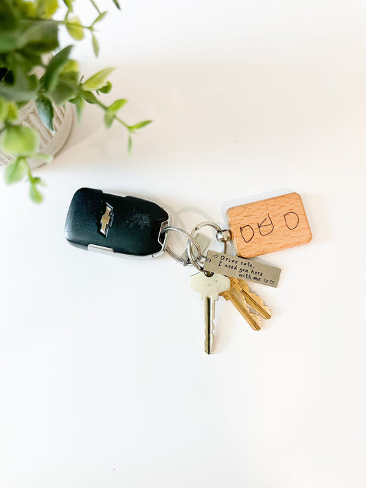 Wood Keychain