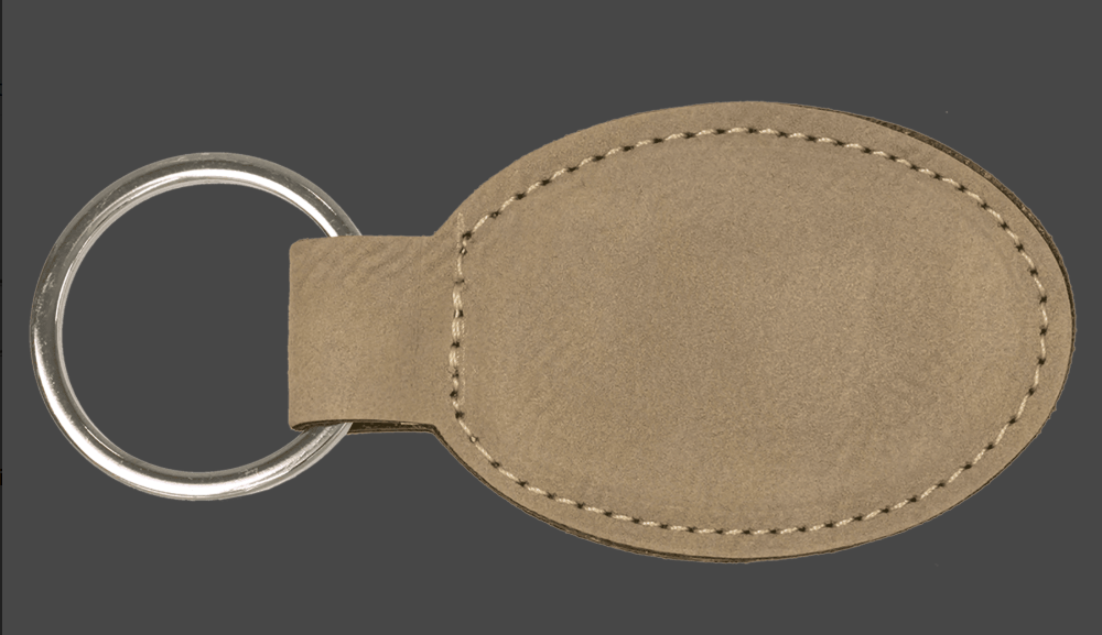 Handwritten Leather Keychain Keepsake