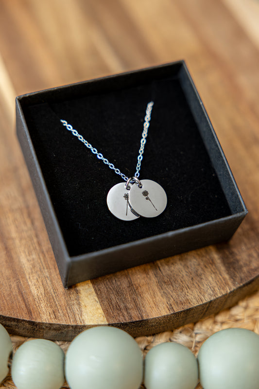 Round Tag Necklace